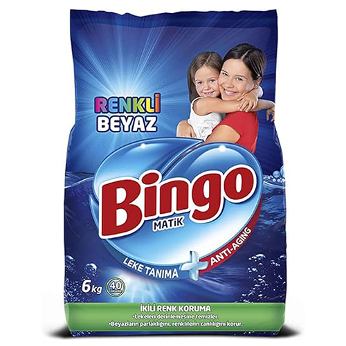 BINGO MATIK TOZ DETERJAN RENKLİLER VE BEYAZLAR
