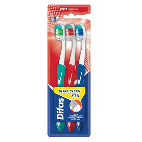 DİFAŞ ULTRA CLEAN DİŞ FIRÇASI 3 LÜ