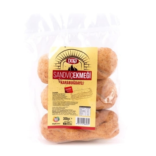 DOLA GLUTENSİZ  KARABUĞDAYLI SANDİVİÇ EKMEĞİ 300 G