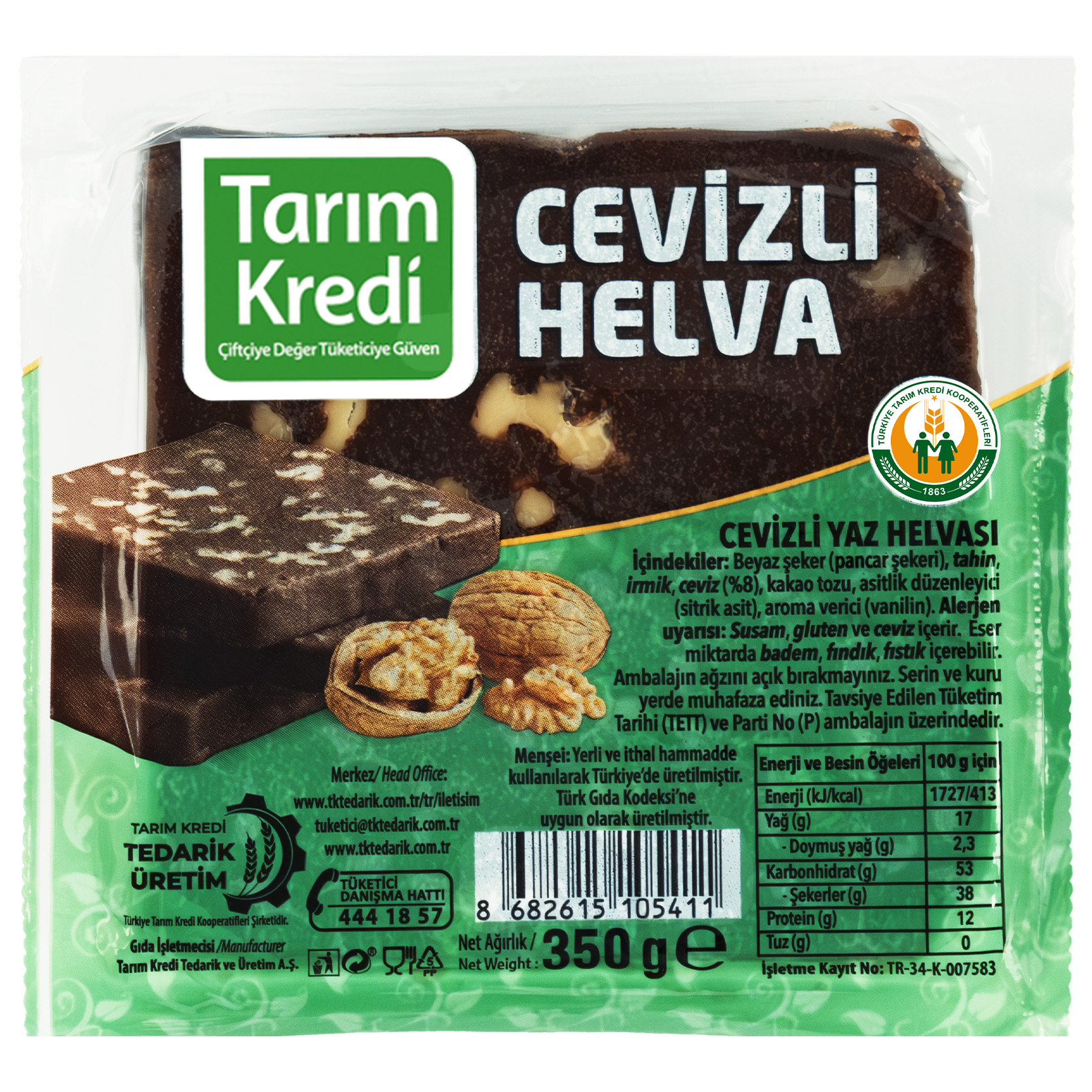 TK CEVİZLİ HELVA