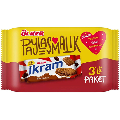 ÜLKER İKRAM KRE.BİSK.ÇİK.3X