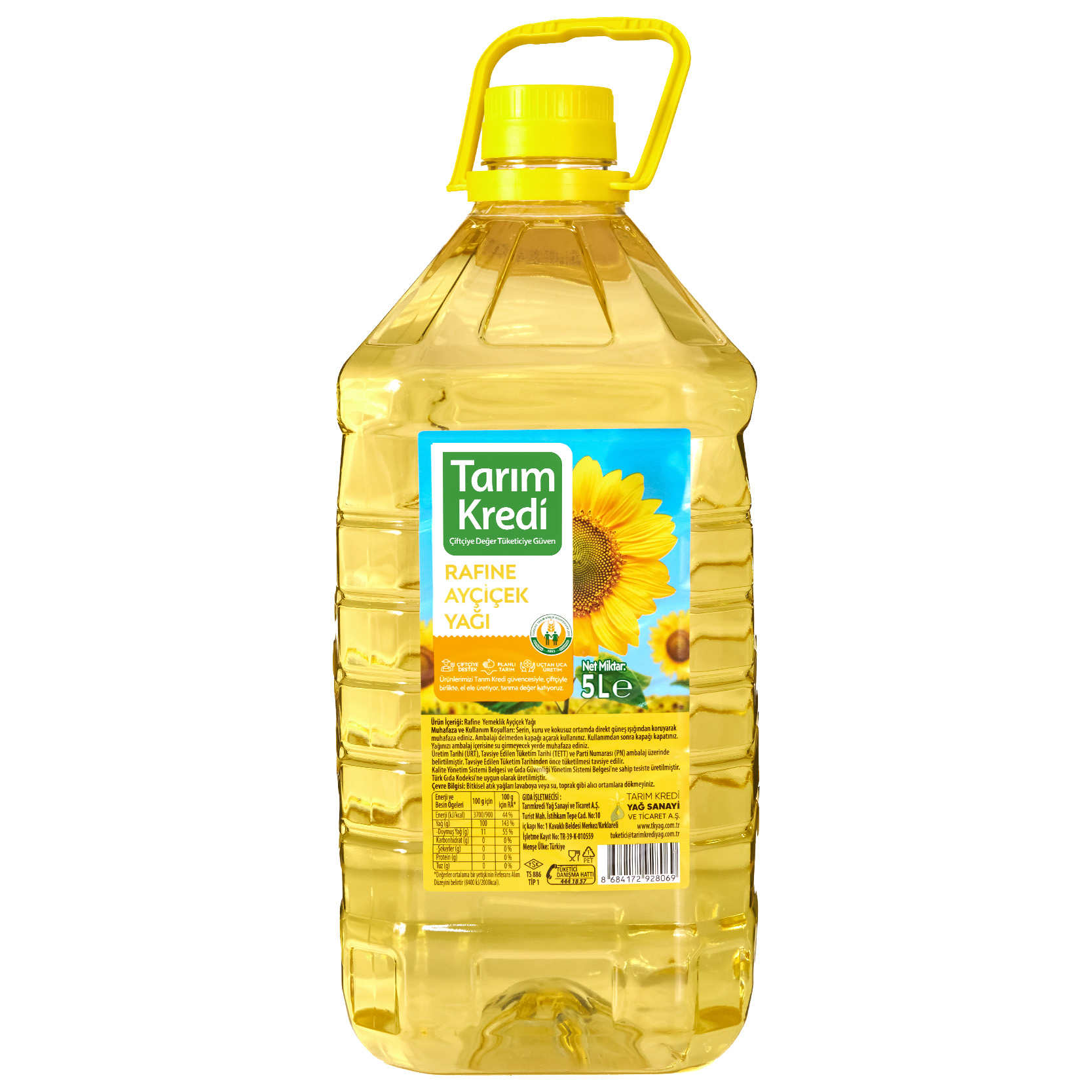 TK AYÇİÇEK YAĞI DAR AĞIZLI PET