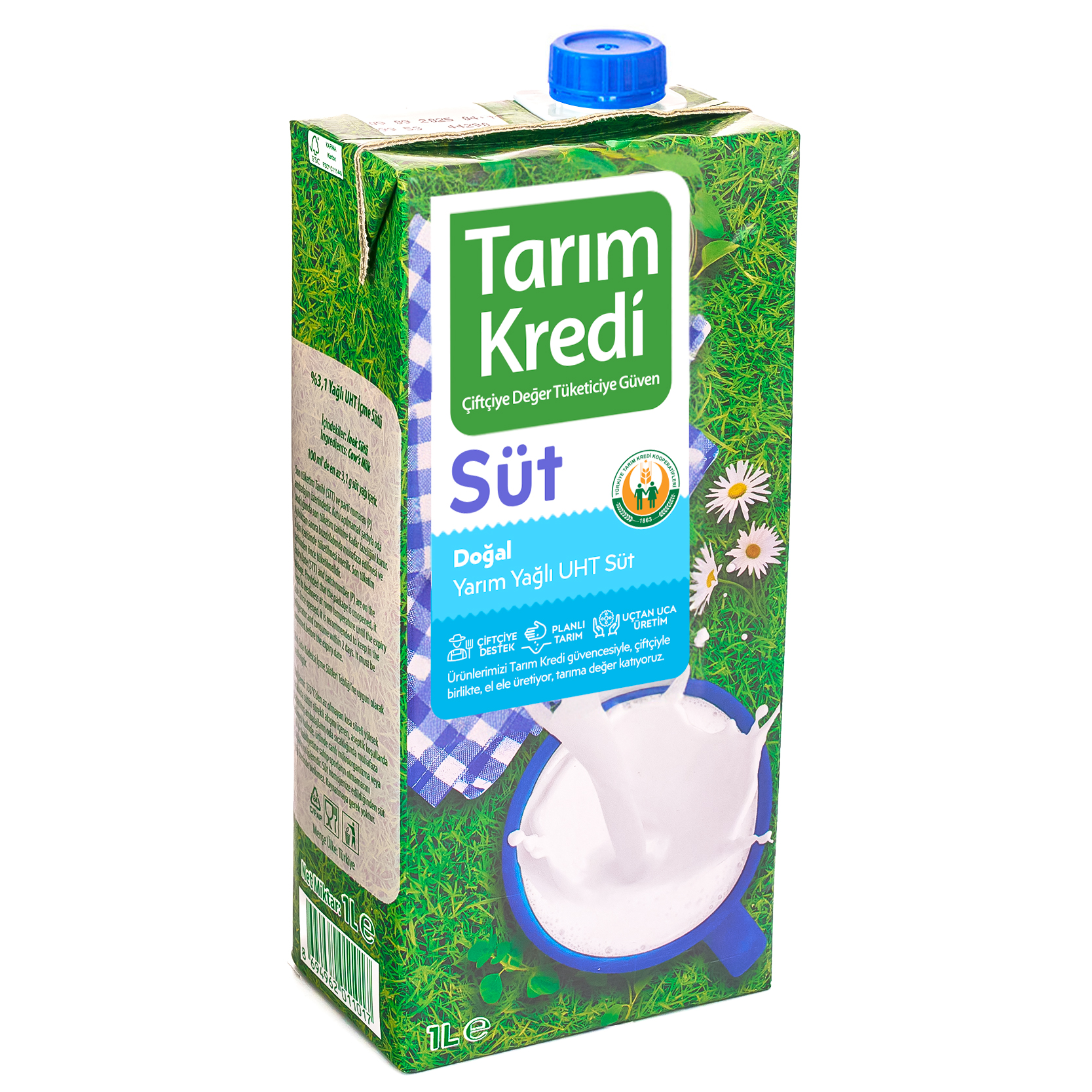 TK YARIM YAĞLI SÜT