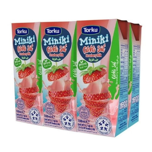 TORKU ÇİLEKLİ SÜT 180 ML MP 6'LI