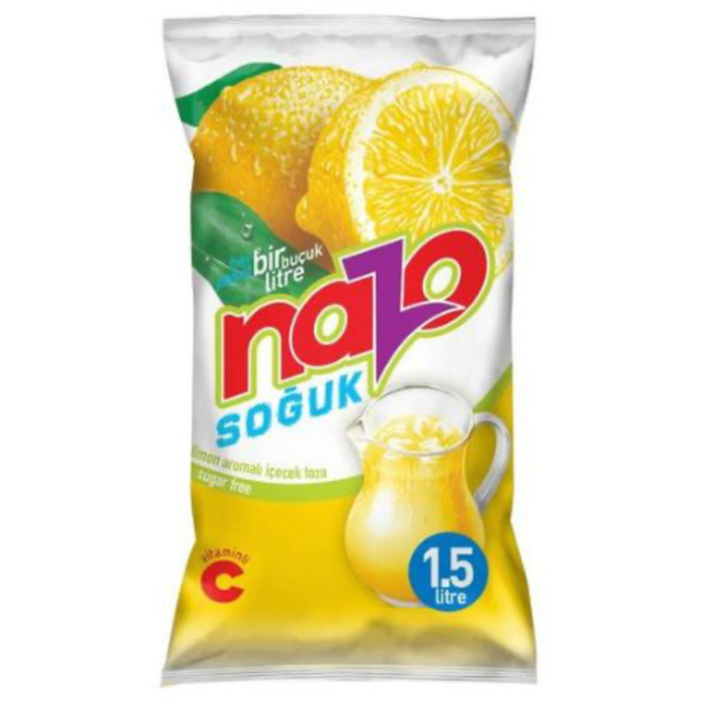 NAZO LİMON AROMALI TOZ İÇECEK