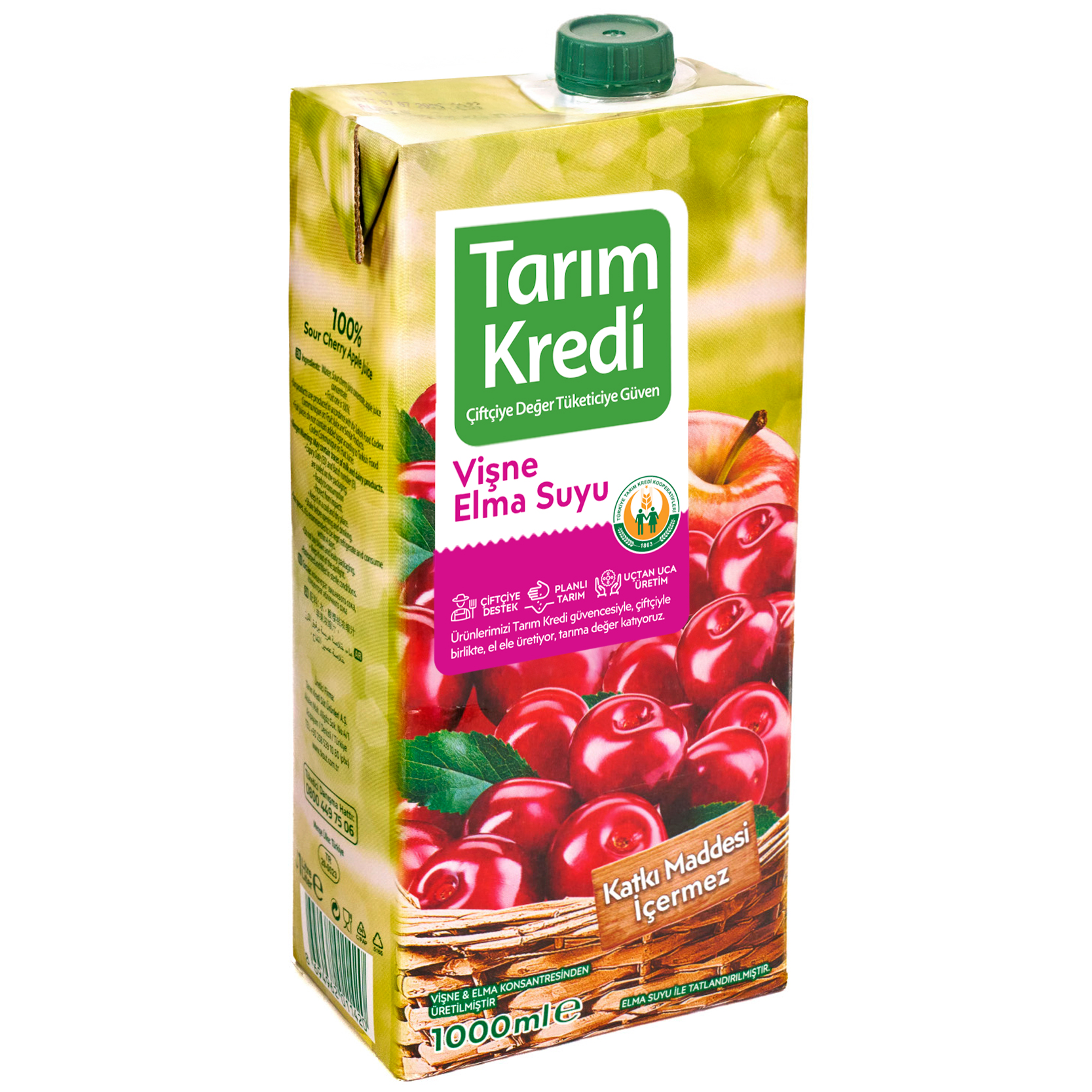 TK %100 VİŞNE ELMA SUYU