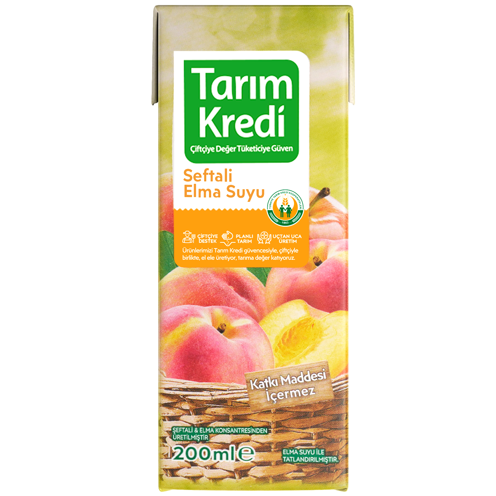 TK %100 ŞEFTALİ ELMA SUYU