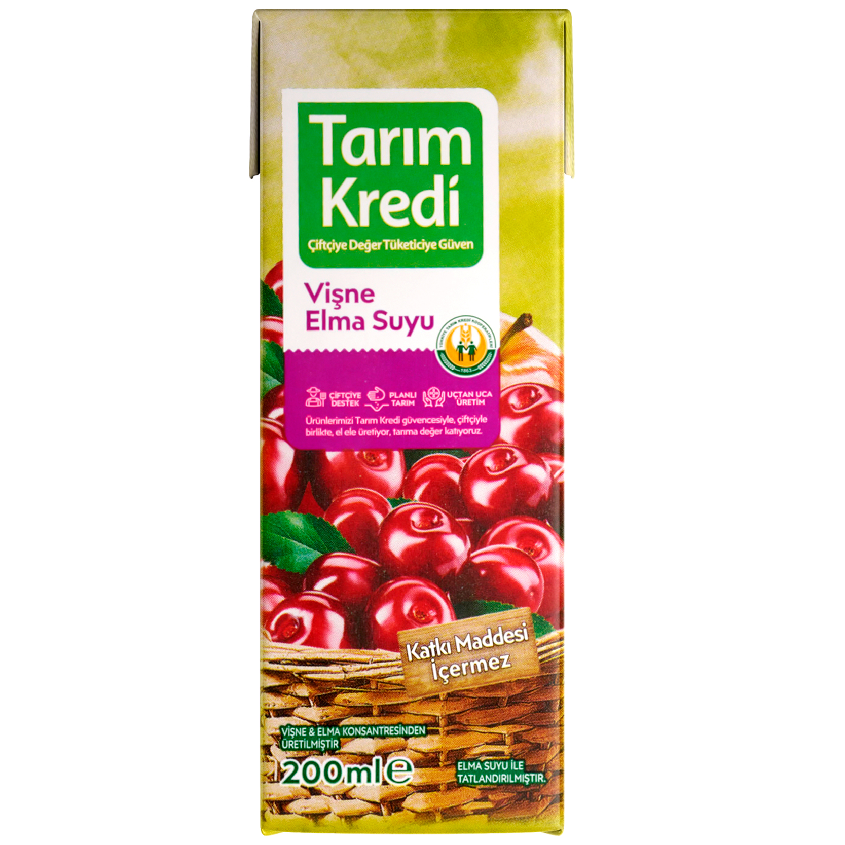 TK %100 VİŞNE ELMA SUYU