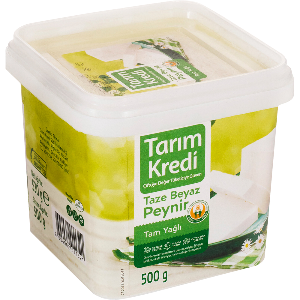 TK TAM YAĞLI TAZE BEYAZ PEYNİR 500 G