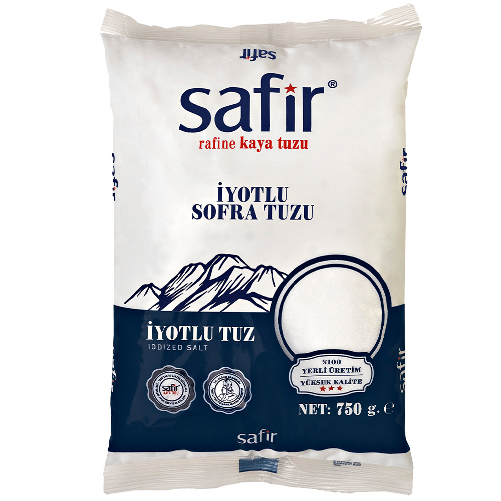 SAFİR İYOTLU POŞET TUZ