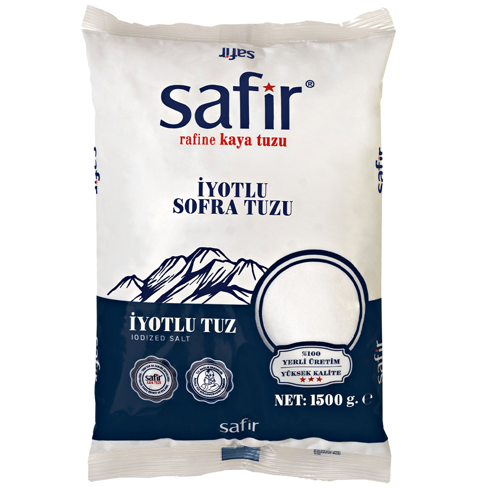 SAFİR İYOTLU POŞET TUZ