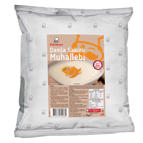 PAKMAYA SAKIZLI MUHALLEBİ 3 KG