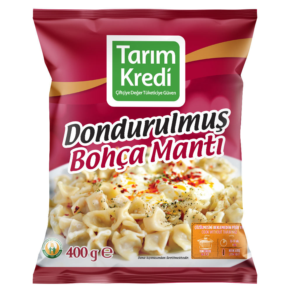 TK DONDURULMUŞ BOHÇA MANTI
