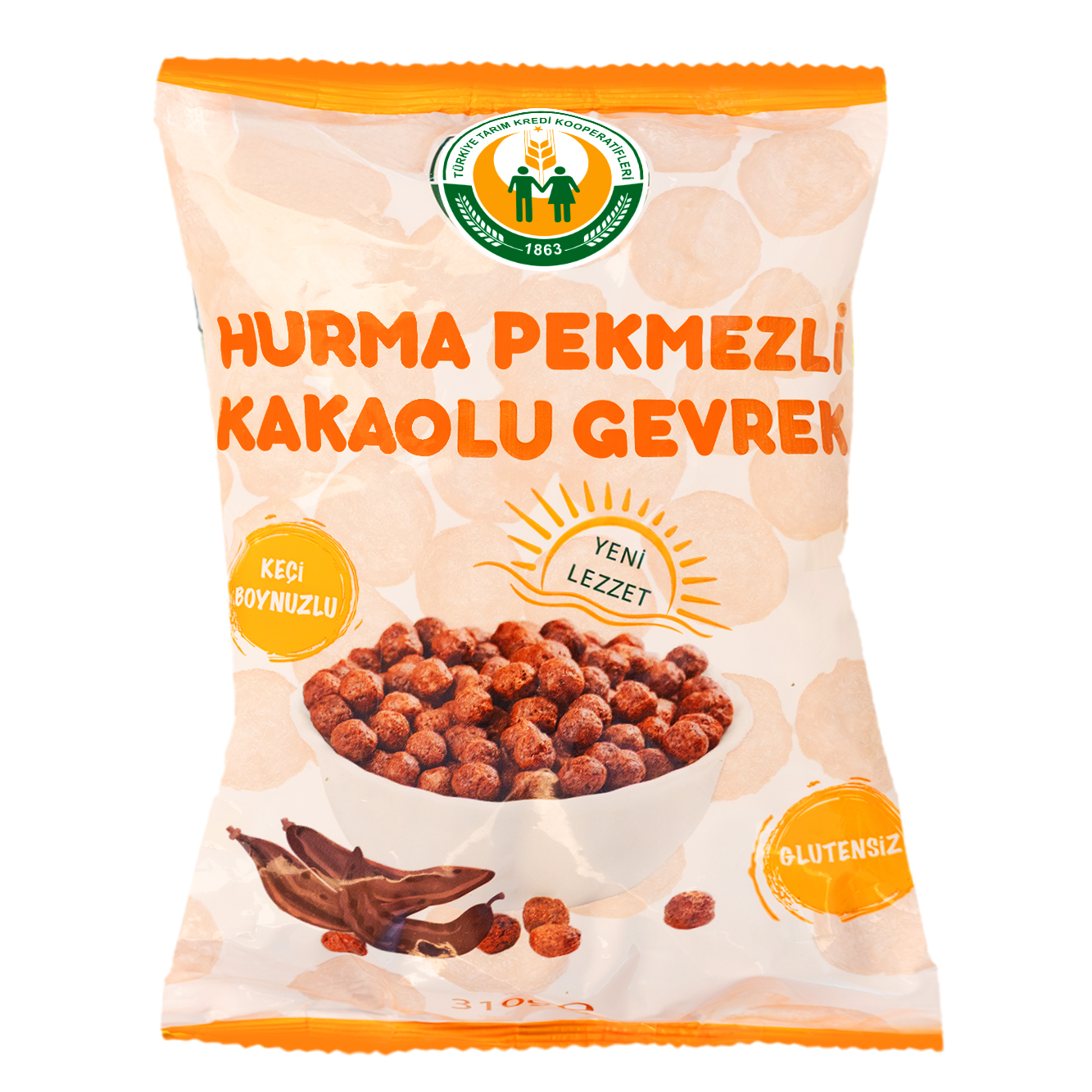 TK HURMA PEKMEZLİ KAKAOLU TAHIL GEVREĞİ