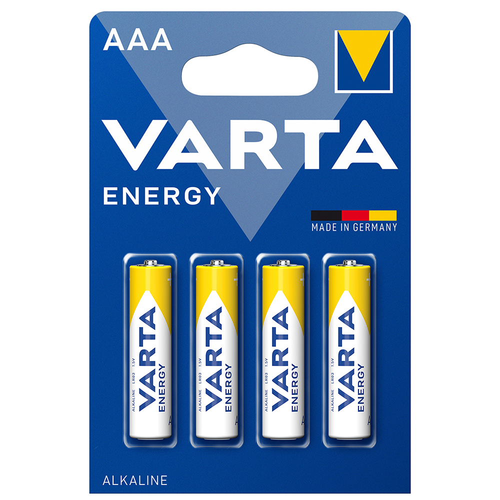 VARTA ENERGY ALKALIN İNCE PİL 4 LÜ AAA