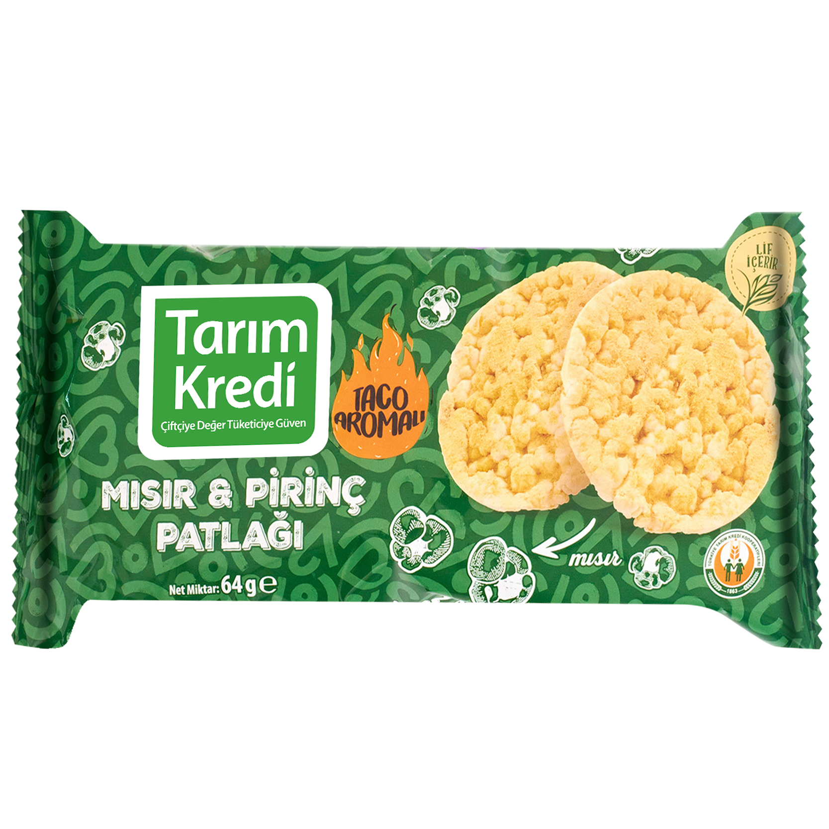 TK TACO AROMALI MISIR VE PİRİNÇ PATLAĞI