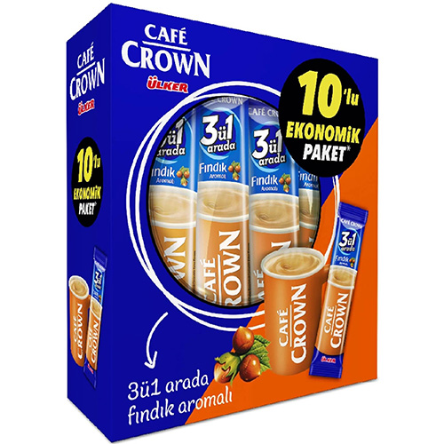 CAFE CROWN 3Ü1 ARADA FINDIKLI 10'LU MP