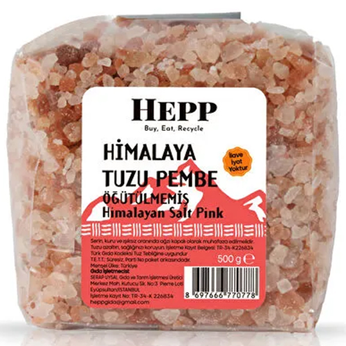 HEPP HİMALAYA TUZU PEMBE ÖĞÜTMELİK