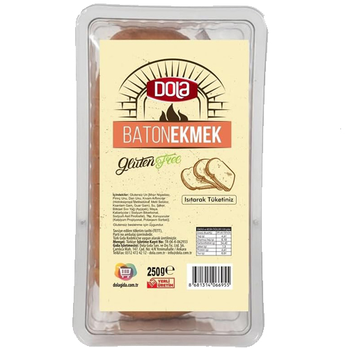 DOLA GLUTENSİZ BATON -DİLİMLİ EKMEK 250 G