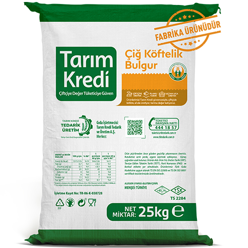 TK ÇİĞ KÖFTELİK BULGUR BEZ ÇUVAL