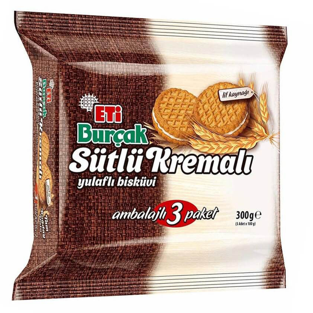 ETİ BURÇAK KREMALI  3LÜ