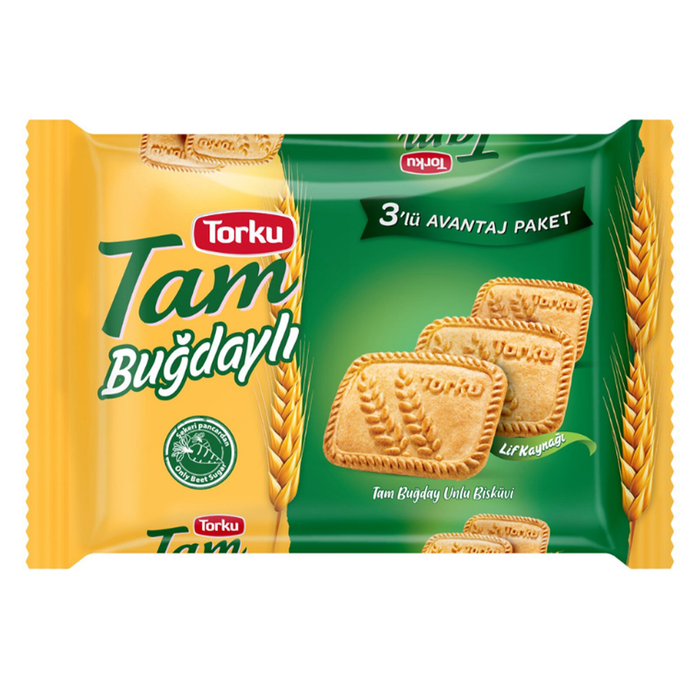 TORKU TAM BUĞDAY BİSKÜVİ 3X