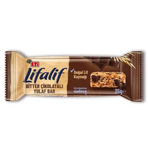 ETİ LİFALİF BİTTER ÇİKOL.MÜSLİ BAR 35G
