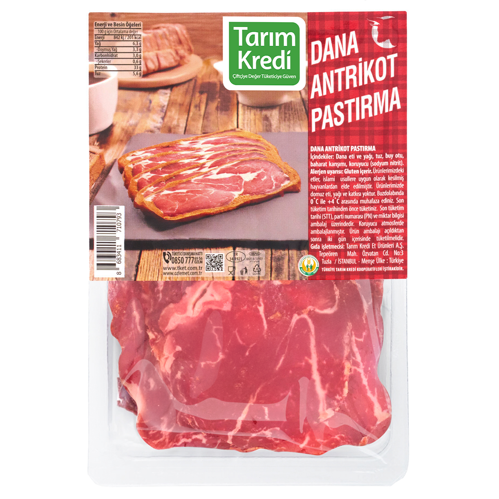 TK ANTRİKOT PASTIRMA