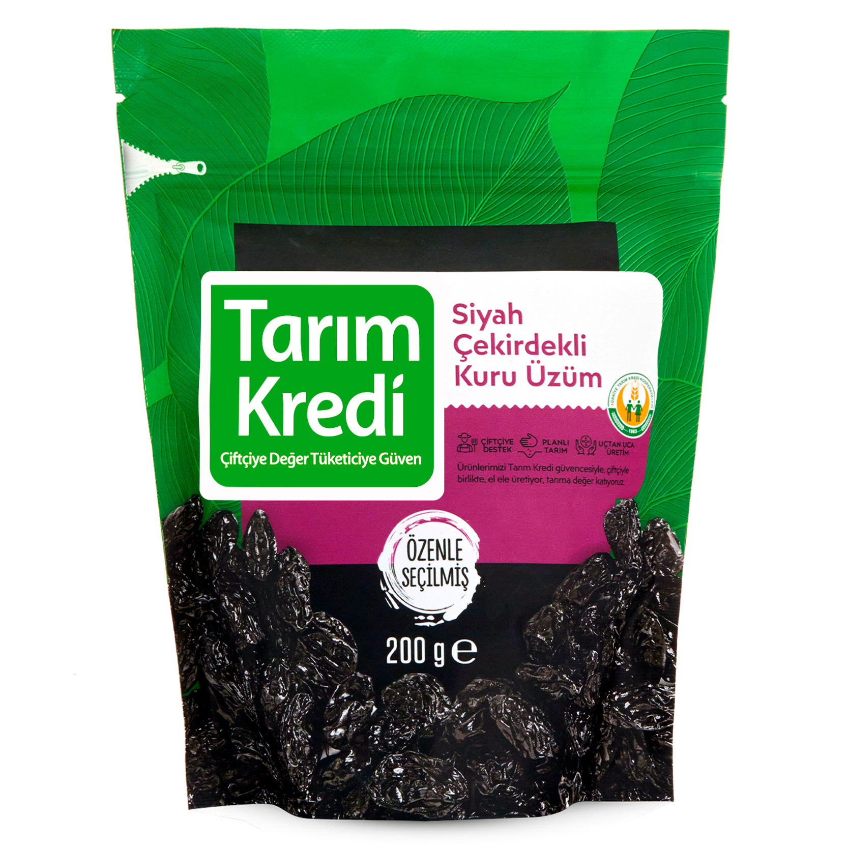 TK SİYAH ÇEKİRDEKLİ KURU ÜZÜM DOYPACK