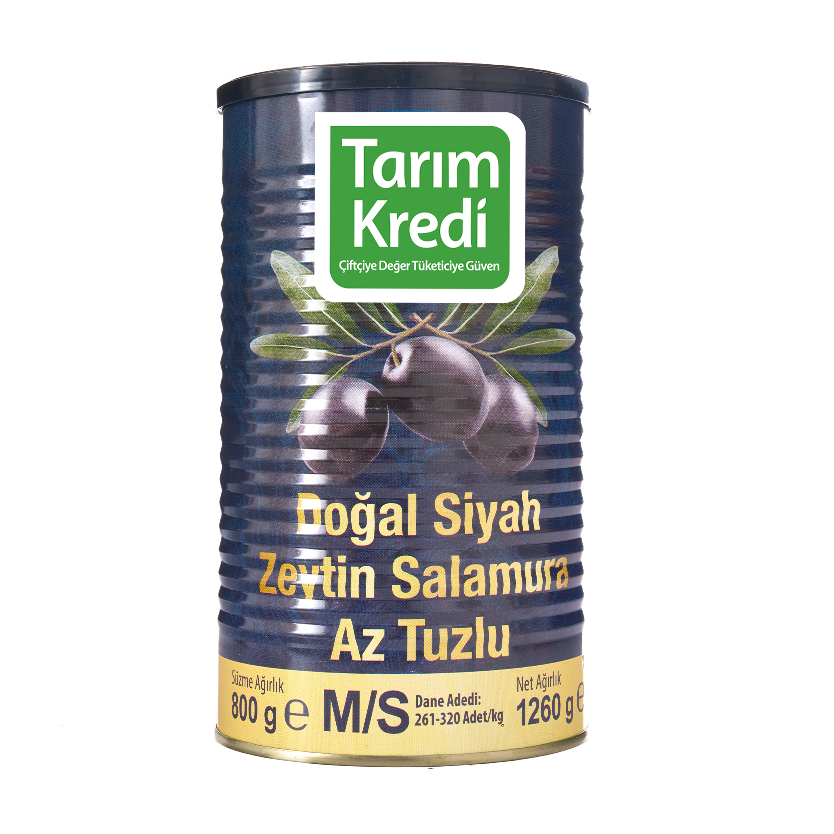 TK SALAMURA AZ TUZLU SİYAH ZEYTİN M-S