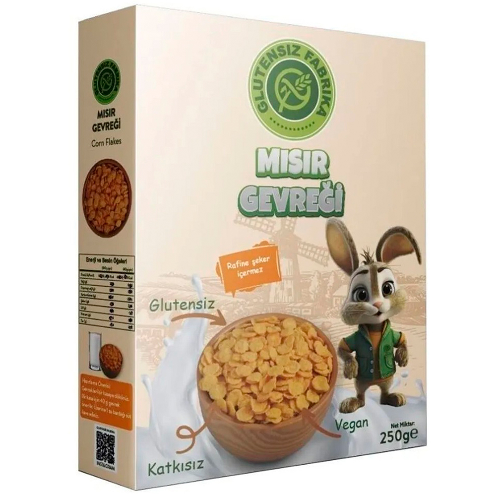 GLUTENSİZ FABRİKA MISIR GEVREĞİ