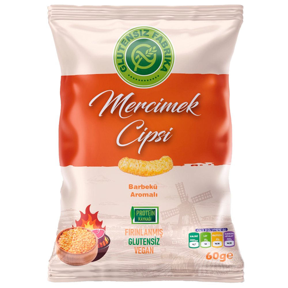 GLUTENSİZ FABRİKA BARBEKÜ AROMALI MER. CİPSİ