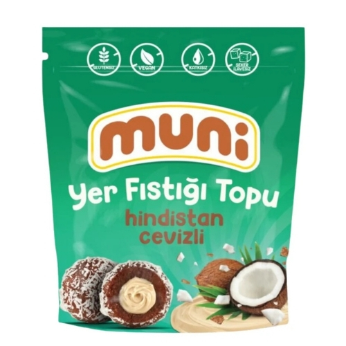 MUNİ HİNDİSTAN CEVİZLİ YER FISTIĞI TOPU 80 G