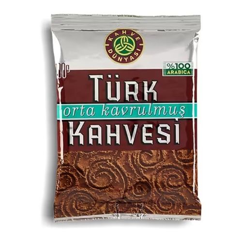KAHVE DÜNYASI ORTA ÖĞÜTÜLMÜŞ TÜRK KAHVESİ 100 G