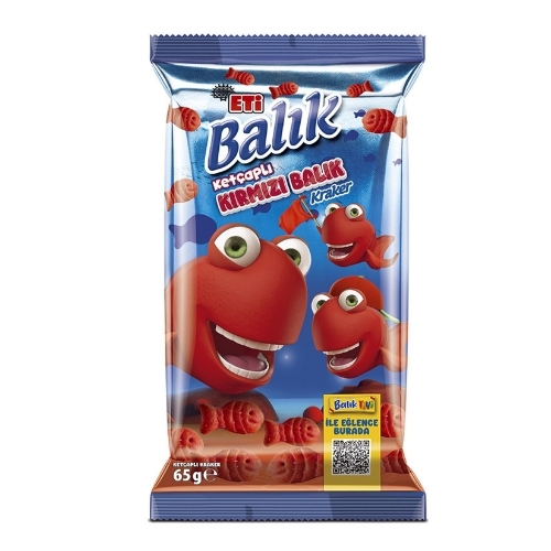 ETİ KETÇAPLI KIRMIZI BALIK KRAKER 65 G