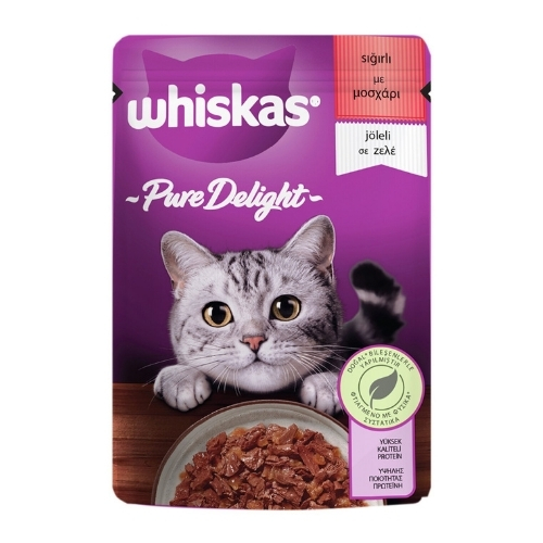 WHİSKAS SIĞIRLI POŞET YAŞ MAMA 85 G