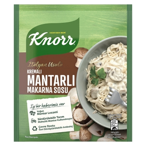 KNORR KREMALI MANTARLI MAKARNA SOSU 52 G
