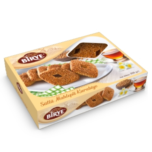 BİRYE SÜTLÜ MAHLEPLİ KURABİYE 500 G