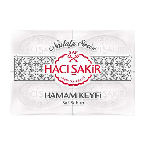 HACI ŞAKİR HAMAM KEYFİ SAF BEYAZ SABUN 4X200 G