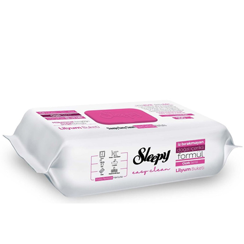 SLEEPY YÜZEY TEMİZLİK HAVLUSU LİLYUM 100 LÜ