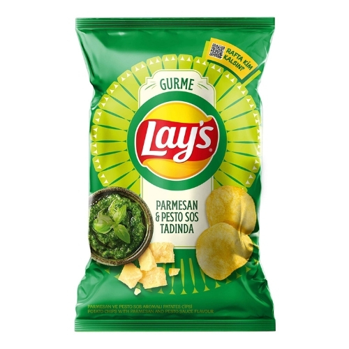 LAY'S GURME PARMESAN &amp; PESTO SÜPER BOY 125 G