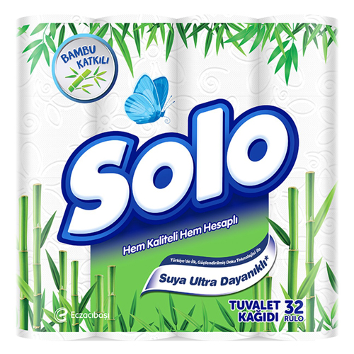 SOLO BAMBU TUVALET KAĞIDI 2 KATLI 32Lİ