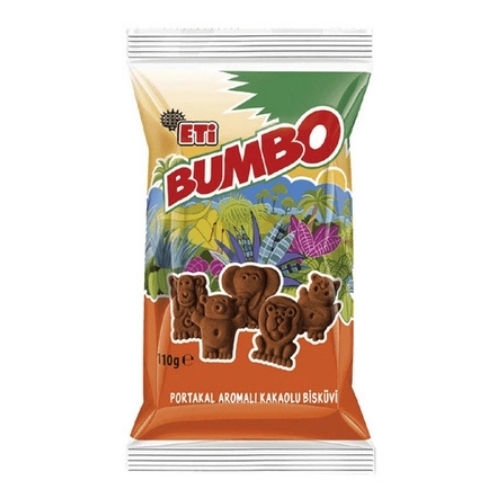 ETİ BUMBO PORTAKAL AROMALI  KAKAOLU BİSKÜVİ 110 G
