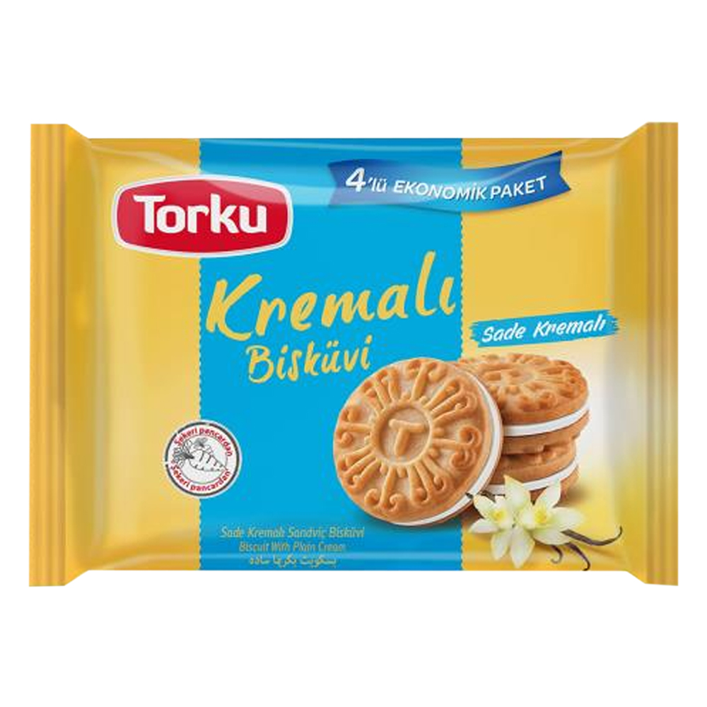 TORKU SADE KREMALI BİSKÜVİ 4X
