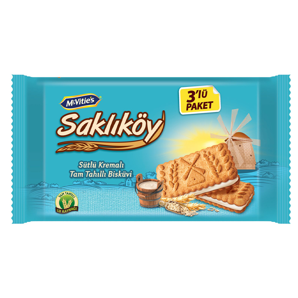 ÜLKER SAKLIKÖY SÜT.KRE.BİSK.3X
