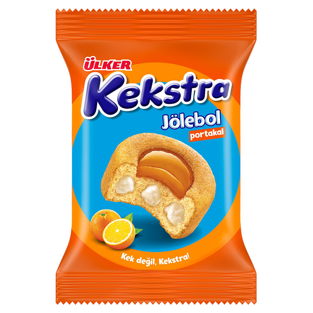 ÜLKER KEKSTRA JÖLEBOL PORTAKALLI KEK