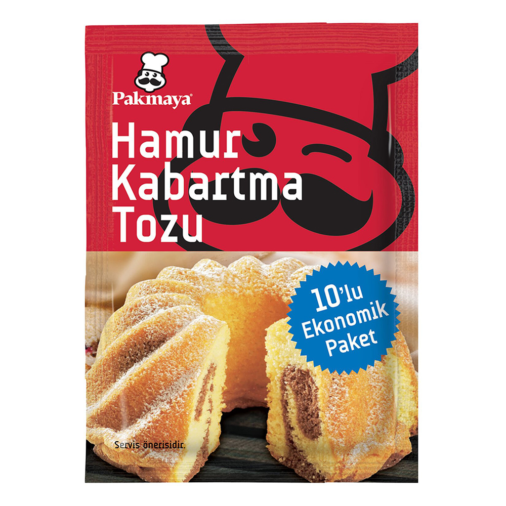 PAKMAYA 10'LU HAMUR KABARTMA TOZU