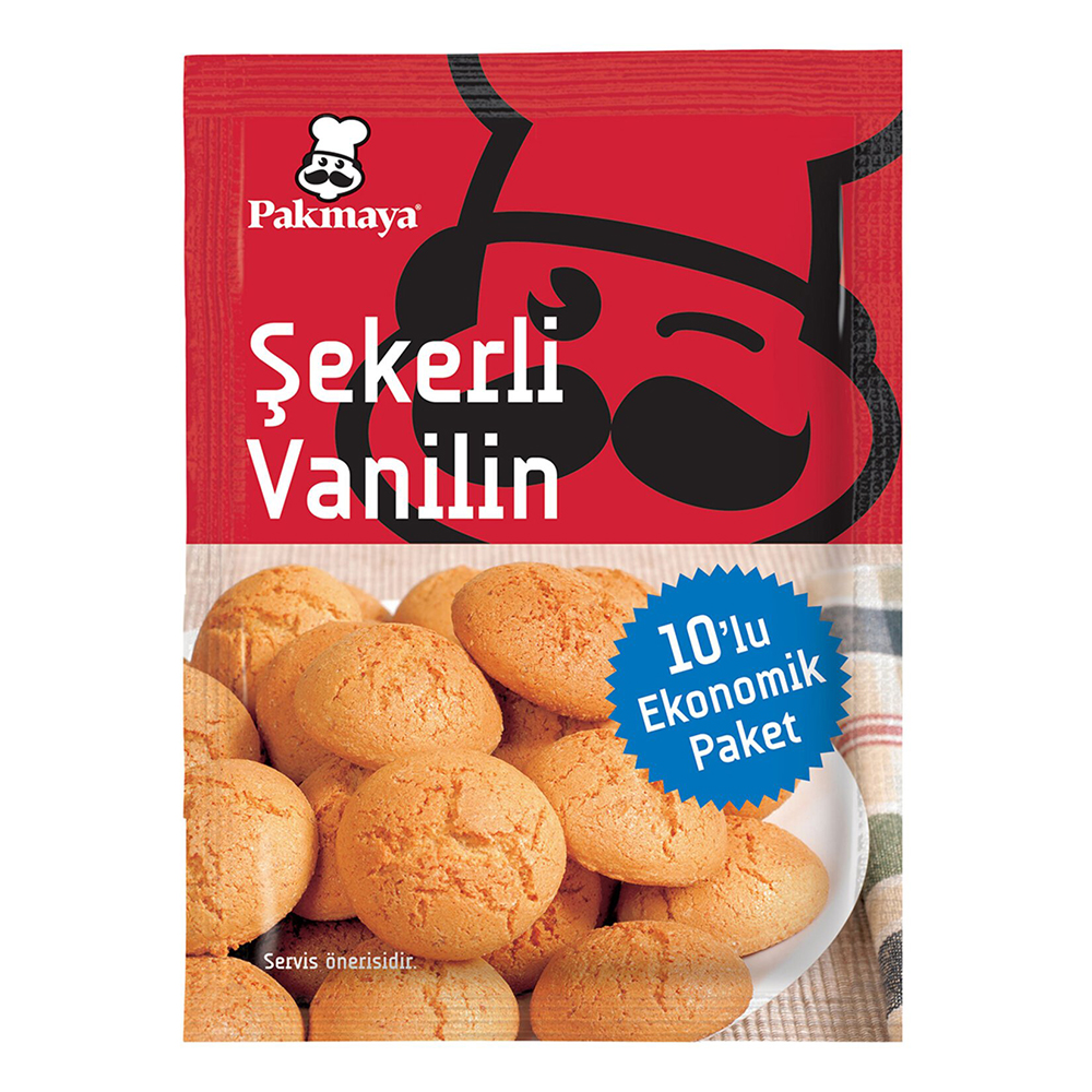 PAKMAYA 10'LU ŞEKERLİ VANİLİN
