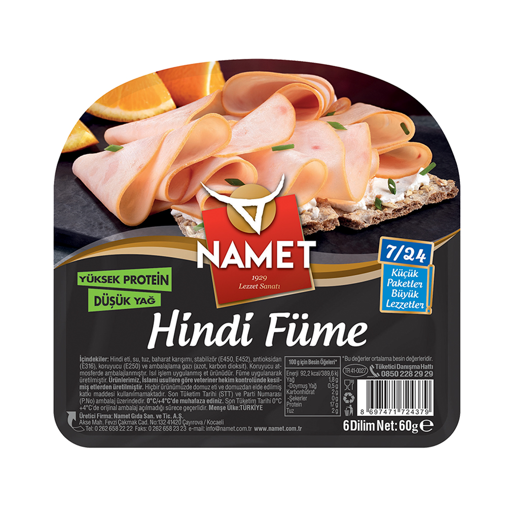 NAMET HİNDİ FÜME 7/24