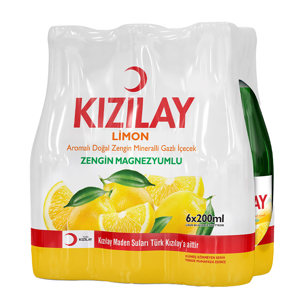 KIZILAY MADEN SUYU LİMON C  6 LI